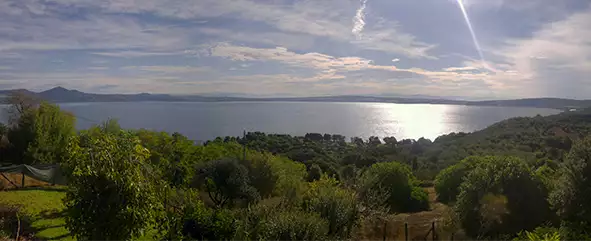 Lake view from the castle.