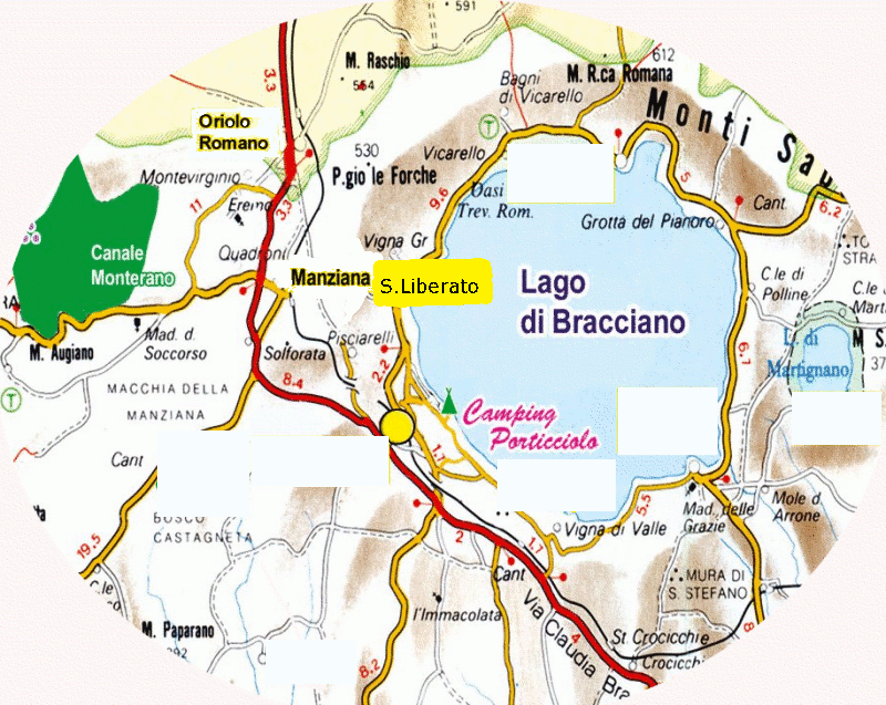 Sensible map of lake